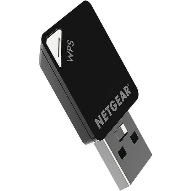 Netgear A6100 USB WLAN-pulk AC600 Mini (kahe sagedusribaga 5 GHz + 2,4 GHz USB WLAN-adapter, ühildub kõigi 802.11 a/b/g/n ja ac seadmetega)
