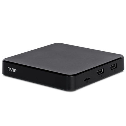 TVIP S-Box v.605 IPTV 4K HEVC HD Android 6.0 Linux Multimedia Stalker IP TV Streamer 1GB RAM + 8GB eMMC, MicroSD Card, EXT.IR incl. 5GHz WLAN