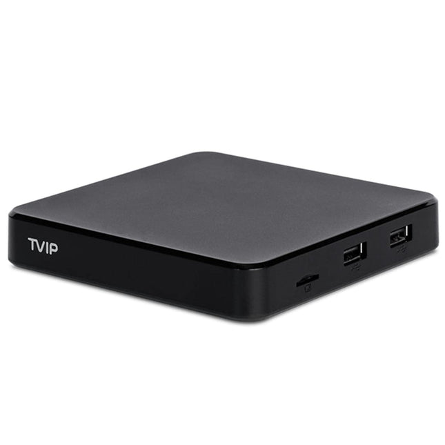 TVIP S-Box v.605 IPTV 4K HEVC HD Android 6.0 Linux Multimedia Stalker IP TV striimer 1GB RAM + 8GB eMMC, MicroSD kaart, EXT.IR koos 5GHz WLAN-iga