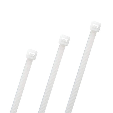 NUZAMAS [100 Pack] Cable Ties, 10 mm Wide, 49.5 cm Long, Heavy Duty Nylon Plastic Cable Ties, Flexible Cable Holders Slip Knots