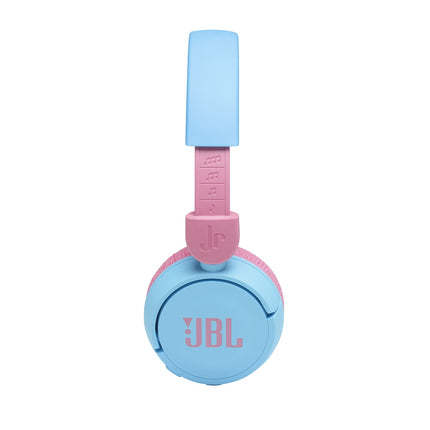 JBL Jr310 BT kõrvapealsed laste kõrvaklapid helesinises värvitoonis - juhtmevabad Bluetooth-kõrvaklapid peakomplekti ja kaugjuhtimispuldiga - ideaalsed kooli ja vaba aja veetmiseks