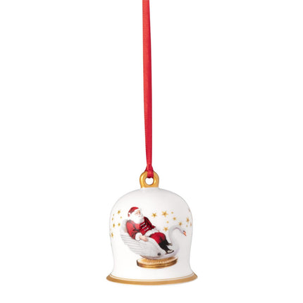 Villeroy &amp; Boch – Annual Christmas Edition Annual Bell 2024 Colorful, Christmas Bell, Tree Decoration, Christmas Decorations, Collectible, Premium Porcelain, Plastic