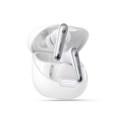 Soundcore by Anker Liberty 4 NC Bluetooth mürasummutavad kõrvaklapid, adaptiivne mürasummutus kõrvadele ja ruumiline heli (valge) (uuendatud)