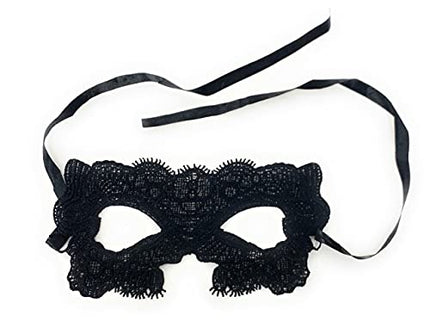 Caprilite 3 x musta pitsilise näo- ja silmamaski kinkekomplekt maskipallile gooti kostüümipeole halloweeniks