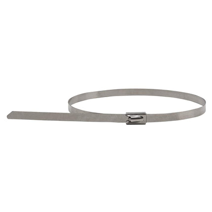 KS Tools 115.1591 Stainless steel cable ties with ball lock, 4.6 x 200 mm