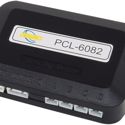 SQUADO set of 4 wireless parking sensors, black, with LED display and acoustic buzzer, wireless, black