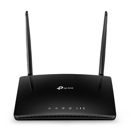 TP-Link TL-MR6400 LTE Router, 4G Router Supports SIM Cards, 4G Cat4 up to 150 Mbps, 2.4GHz N300 Wi-Fi, 4x 100 Mbps Ports, Plug and Play, Up to 32 Devices, Parental Controls, Guest Network, Black