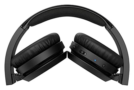 PHILIPS kõrvapealsed kõrvaklapid H4205BK/00 bassivõimendi nupuga (Bluetooth, 29 tundi mänguaega, kiirlaadimine, mürasummutus, kokkupandav), mattmust
