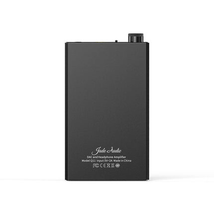 FiiO JadeAudio Q11 DAC kõrvaklapivõimendi DSD256 PCM 32bit/384bit nutitelefonidele/arvutitele 3.5mm 4.4mm väljundid, must