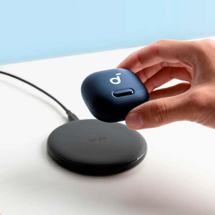 Soundcore by Anker Liberty 4 NC Bluetooth mürasummutavad kõrvaklapid, 98,5% mürasummutus, adaptiivne mürasummutus kõrvadele ja ruumiline heli, 50 tundi mänguaega (sinine) (uuendatud)