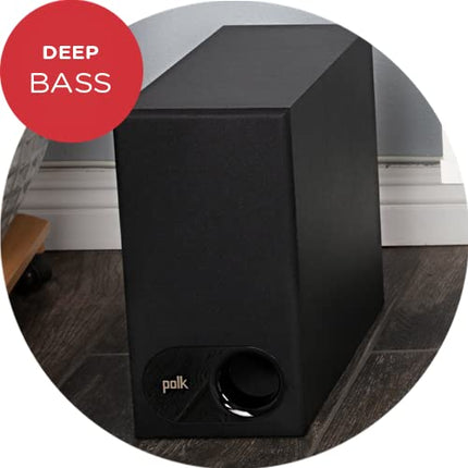Polk Audio Signa S2 TV heliriba subwooferiga, HDMI ARC, Bluetoothiga heliriba telerile, Dolby Digital, AUX, optiline sisend, must