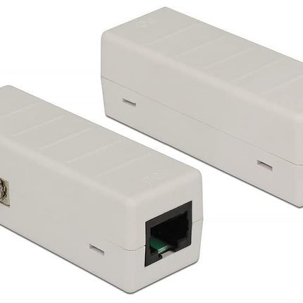 DeLock Network Isolator Surge Protector Lightning Protection 6 kV RJ45, 62619, grey