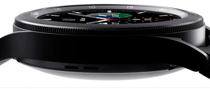 The Samsung Galaxy Watch 4 Classic 42mm BT Black Watch must be set up via a mobile device. This will then adopt all German settings [EU version].