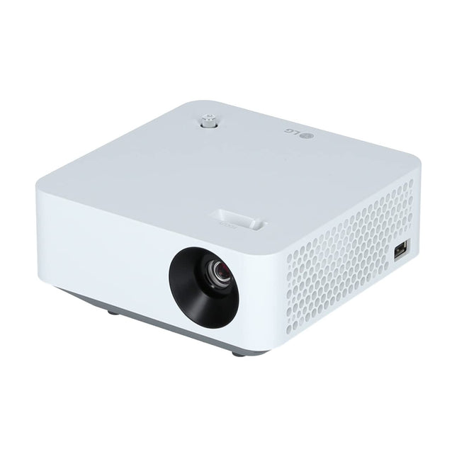 LG Electronics PF510Q projektor projektsioonidiagonaaliga kuni 304,8 cm (120 tolli), CineBeam LED-projektor, Full HD (450 luumenit, juhtmevaba ekraani jagamise funktsioon, Bluetooth, heli, webOS 22), valge