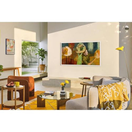SAMSUNG The Frame LS03F 4K QLED 50-tolline (125 cm) UHD-teler, moodne raamidisain, NQ4 AI Gen2 protsessor, kunstirežiim, kunstipärane pildikvaliteet, One Connect kaabel, Samsung Vision AI nutiteler (2025)