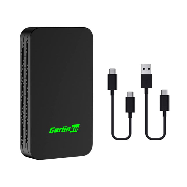 Carlinkit 5.0 Wireless CarPlay and Android Auto 2 in 1 Adapter, Suitable for cars with built-in Apple CarPlay and Android Auto, Convert Wired CarPlay to Wireless, Wired AA to Wireless Android Auto