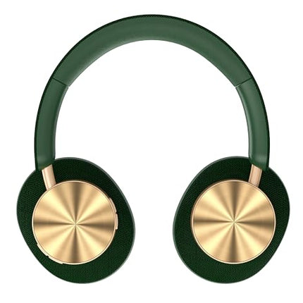 Next Destination Premium Bluetooth juhtmevabad kõrvaklapid Diadema (kõrvaümbritsevad), mürasummutus, juhtmevabad 40-tunnise akuga, bassivõimendi, kerged ja mugavad peakomplektid, iPhone'ile/Androidile, roheline
