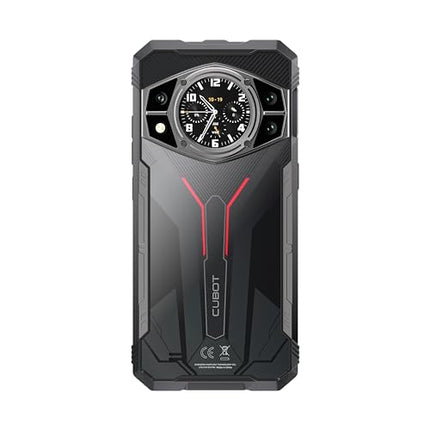 Cubot Kingkong AX – 6,6-tolline FHD+ 120Hz nutitelefon, 12 GB ja 256 GB, 100 MP kaamera, 5100 mAh aku, Android 14, kaheksatuumaline protsessor, must