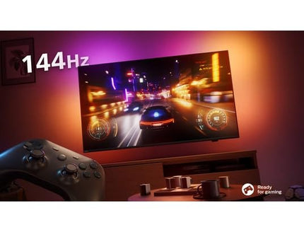 Philips Ambilight 50PUS8909 4K LED Smart TV - 50-inch display with pixel-precise Ultra HD Titan OS platform and Dolby Atmos sound. Works with Alexa and Google Assistant - Anthracite Gray