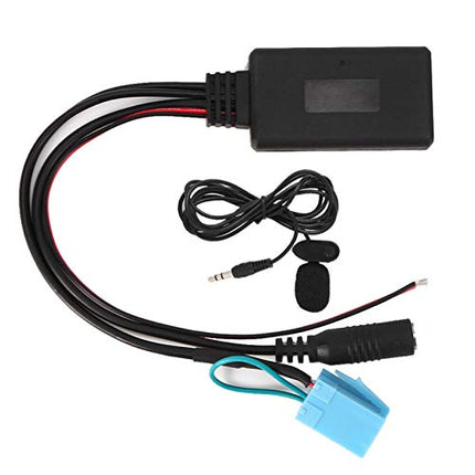 Auto AUX-IN adapter, 8-kontaktiline Bluetooth AUX IN kaabel, audio- ja videolisaseadme sisendadapter mikrofoniga, käed-vabad süsteem Smart Fortwo 450 jaoks