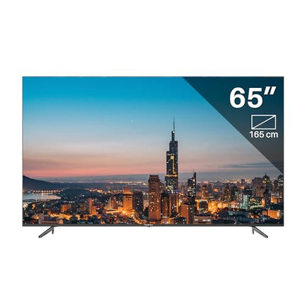 TEEVIEW TV65QQG-EU 55" Google Smart QLED 4K UHD TV, Wi-Fi, Bluetooth, 3x HDMI, Triple Tuner, Voice Control, Integrated Streaming Apps