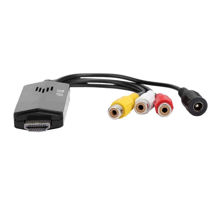 Bewinner1 HDMI-AV-muundur, komposiitvideomuundur RCA-kaablite ja telerite/VHS-i/VCR-i/DVD-salvestite vahel, mees-naismuundur CVBS-i komposiit-RCA-video jaoks