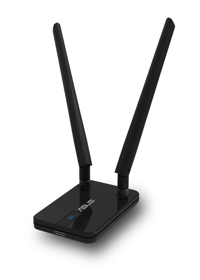 ASUS USB-AC58 Wireless-AC1300 Dual-Band USB Adapter (USB 3.0, two detachable antennas, USB extension cable, easy setup via WPS button)