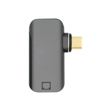 NFHK Magnetic Angled Type USB-C Type-C USB3.1 to 1000 Mbps Gigabit Ethernet Network LAN Adapter for Laptop
