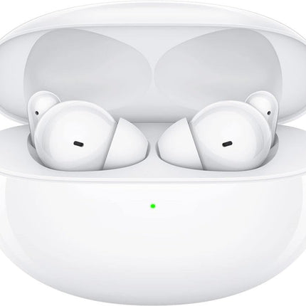 OPPO Enco Free2 juhtmevabad kõrvaklapid, kuni 30 tundi aku tööiga, kõrvaklapid: 41 mAh, laadimisümbris: 480 mAh, 42 dB aktiivne mürasummutus (ANC), Bluetooth 5.2, heli ekvalaiser, USB Type-C, valge