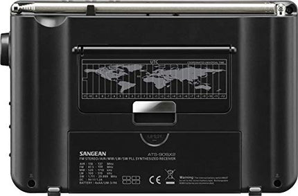 Sangean ATS-909X2 professionaalne FM-stereo vastuvõtja, erinevad värvid, must, 1109-00033-SW