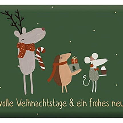 Mini Christmas chocolate, 10 x 30 g bars, assortment of different designs