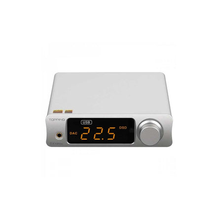 TOTAUDIO Topping DX3 Pro+ Bluetooth Headphone Amplifier (Silver)
