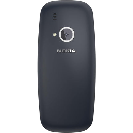 Nokia 3310 2G Vodafone 16GB mobiiltelefon (2,4-tolline värviline ekraan, 2MP kaamera, Bluetooth, raadio, MP3-mängija, kahe SIM-kaardiga) tumesinine