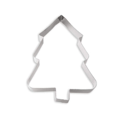 DECORA 0256103 Roostevabast terasest jõulukuusk 28CM, hõbedane/must