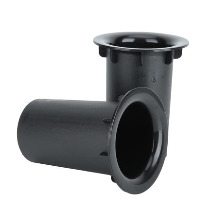 Fdit kõlariühendustorud bassivõimendi, subwooferi õhuportide vahetamiseks ja isetegemise osadeks 71 mm x 102 mm kõlarikorpuse ühendustorud, 2 tk (must)