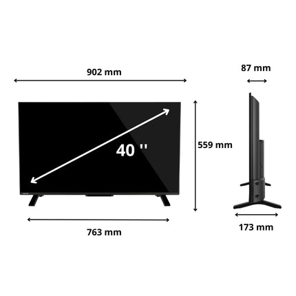 Toshiba 40-tolline televiisor/VIDAA nutiteler (Full HD, HDR, kolmekordne tuuner, Bluetooth, Dolby Audio) 40LV2E63DA