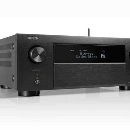 Denon AVC-X4800H 9.4-kanaliga AV-ressiiver, võimendi Auro-3D, Dolby Atmos, DTS:X, 6" 8K sisendid ja 3 väljundit, Bluetooth, Airplay 2, HEOS Multiroom, Alexa ühilduv, must