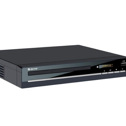 Denver DVH-7787 Ühendkuningriigi versioon – kompaktne DVD-mängija, mitme regiooni/kõik regioonid, Full HD 1080p ülesskaleerimine, HDMI, SCART ja komposiitvideo ühendused, USB-port ja kaugjuhtimispult