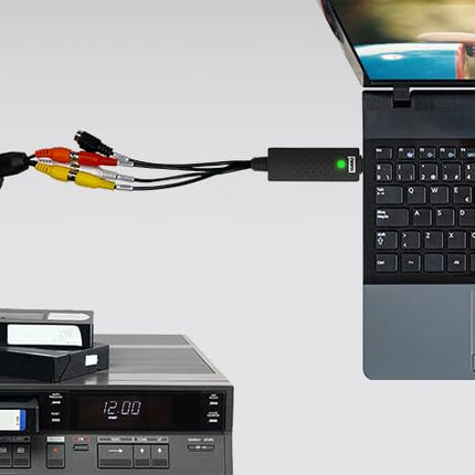 Nero Video Grabber | Videokassettide digitaliseerimine | VHS USB-le | DVD arvutisse | Analoog-digitaalseks salvestuskaart | S-VHS | Hi8 | Super 8 | Windows 11/10 | MacOS