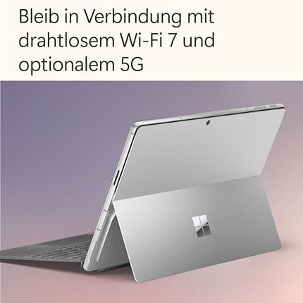 Microsoft Surface Pro (toiteadapter müüakse eraldi) | 5G | Copilot+ PC | 13-tolline puuteekraan | Snapdragon® X Plus (10 südamikku) | 16 GB RAM | 256 GB SSD | uusim mudel, 11. väljaanne | Platinum
