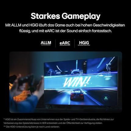 LG 65NANO81T6A televiisor 65" (165 cm) NanoCell televiisor (α5 Gen7 4K tehisintellektiga protsessor, webOS 24, HDR10, kuni 60 Hz) [Mudeliaasta 2024]