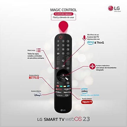 LG 75QNED756RA 190 cm (75-tolline) 4K QNED MiniLED-teler (aktiivne HDR, 60 Hz, nutiteler) [mudeliaasta 2023]