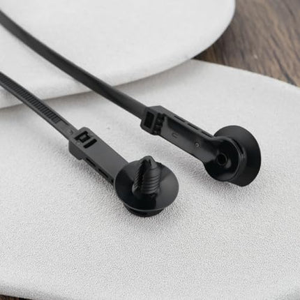 YINETTECH 157-00150 nihkega kuusepuu kaablisidemed, 25 mm pikkused, nihkega osa 157-00150 kaablite kinnitamiseks ja haldamiseks elektri- ja mehaanilistes süsteemides, 15 tükki