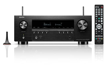 Denon AVR-S970H 7.2-kanaliga AV-ressiiver, HiFi võimendi, Dolby Atmos, DTS:X, 8K Ultra HD, sisseehitatud HEOS, 6 HDMI sisendit, Wi-Fi, Bluetooth - must