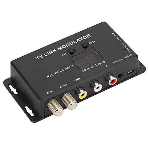 UHF modulaator, AV-RF muundur, IR-laiendaja kanalite kuvamisega, UHF TV LINK modulaator, PAL, USB5V @400 mA, ühilduv digiboksi ja teiste A/V allikatega