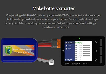 ISDT BG-8S akuindikaatoriga akutester LiPo/Li-ioon/NiMH/Nicd akude tester