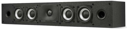 Polk Audio Monitor XT35 õhuke keskkõlar, Hi-Res sertifitseeritud, Dolby Atmos ja DTS:X ühilduv (tükk), must