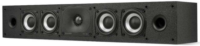 Polk Audio Monitor XT35 õhuke keskkõlar, Hi-Res sertifitseeritud, Dolby Atmos ja DTS:X ühilduv (tükk), must