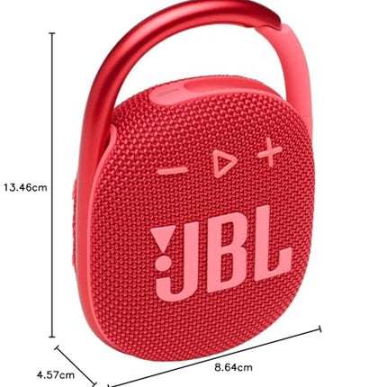 JBL Clip 4 – Portable Mini Bluetooth Speaker, Big Sound and Powerful Bass, Built-in Carabiner, IP67 Waterproof and Dustproof, 10 Hours Playback, Home Speaker,