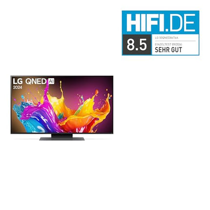 LG 50QNED86T6A TV 50" (127 cm) QNED TV (α8 4K AI processor, webOS 24, HDR10, up to 120Hz) [Model year 2024]